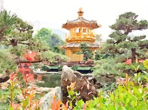 Pagoda At Chi Lin Nunnery