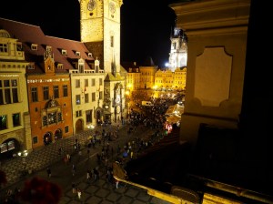 Astronomical clock from Hotel U Prince