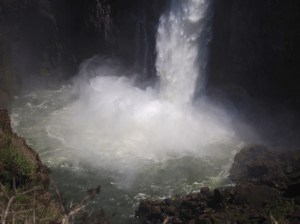 The pool at the base of the Devil's Cataract