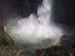 The pool at the base of the Devil's Cataract