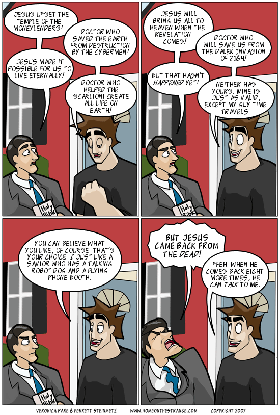 Jesus vs Dr Who Part 2