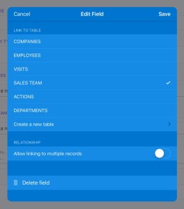Airtable Linking Records